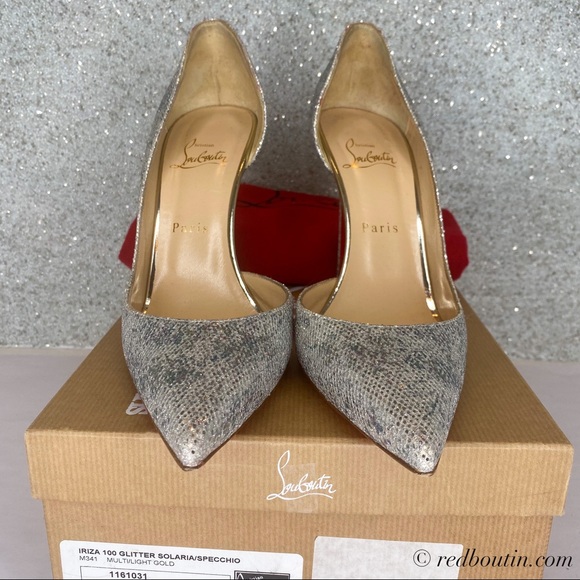 ♥️Sold Louboutin Iriza Glitter Solaria pumps - Picture 3 of 7